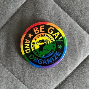 RARE! Starbucks Union Pride Pin!